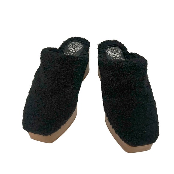 Vince Camuto Black and Brown Mules - Picture 2 of 14